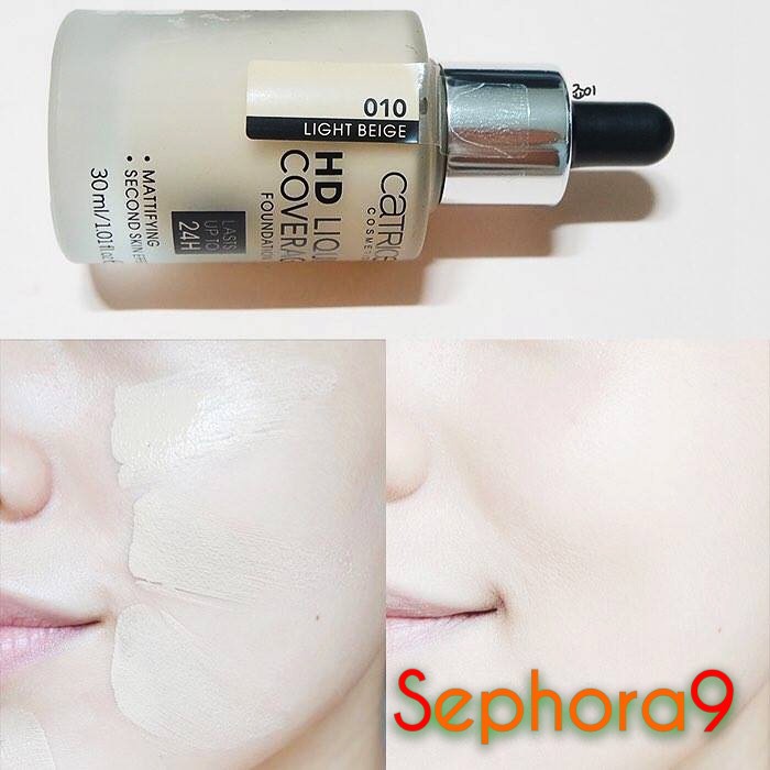 Kem nền kiềm dầu Catrice HD 24h Liquid Coverage Foundation che phủ tốt [Mẫu Mới 2019] | BigBuy360 - bigbuy360.vn