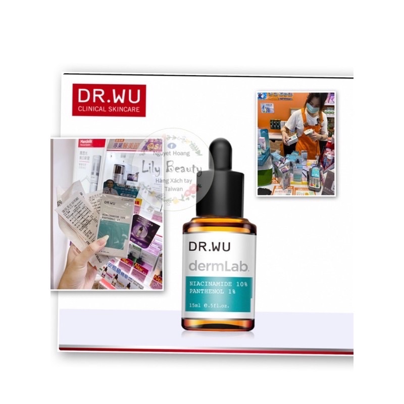 DR.WU Serum DermLab phục hồi và cấp nước chuyên sâu cho da 15ml