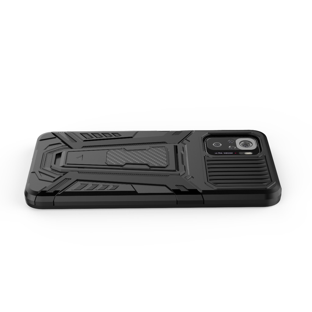 Ốp lưng Xiaomi Redmi Note 10 / Note 10s Iron Man Pro chống sốc giá đỡ xem phim cao cấp