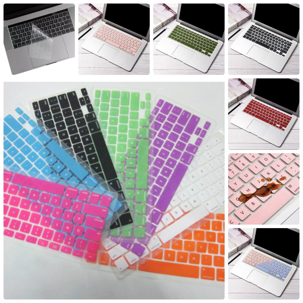 Phủ phím silicon nhiều màu cho MacBook bản Quốc Tế