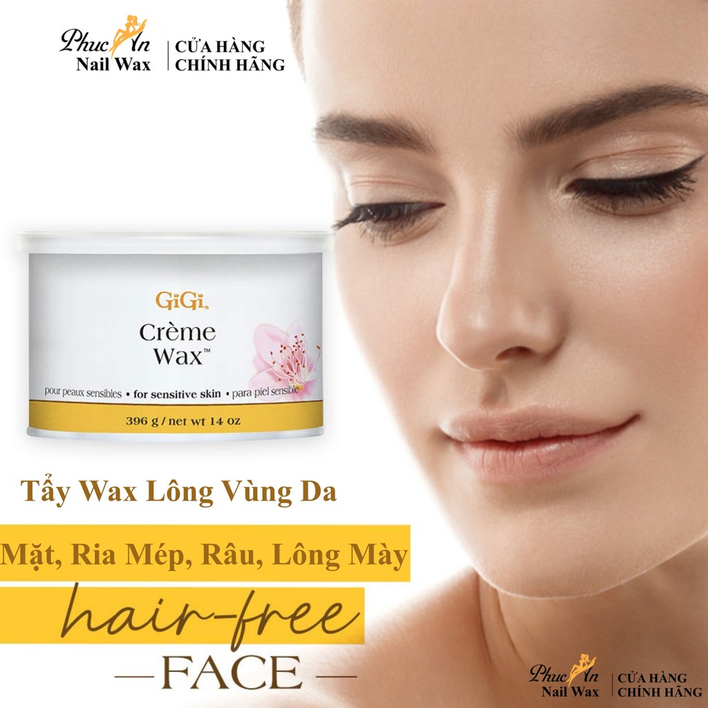 Sáp Wax Tẩy Lông Mi Mày Râu Môi Cằm GiGi Dành Cho Da Nhạy Cảm , GiGi Creme Wax , Phúc An Nail Wax