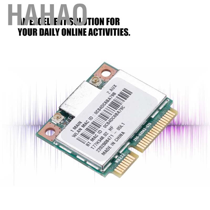 [Wholesale Price] Card Wifi Không Dây 300m 802.11b / G / N Mini Pci-E Bluetooth 4.0 + Cho Dell Asus tiện dụng | BigBuy360 - bigbuy360.vn