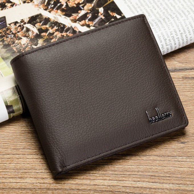Ví Nam Da Bò Chính Hãng Siêu Bền Đẹp | Bóp Nam Thời Trang Hàn Quốc - VB03