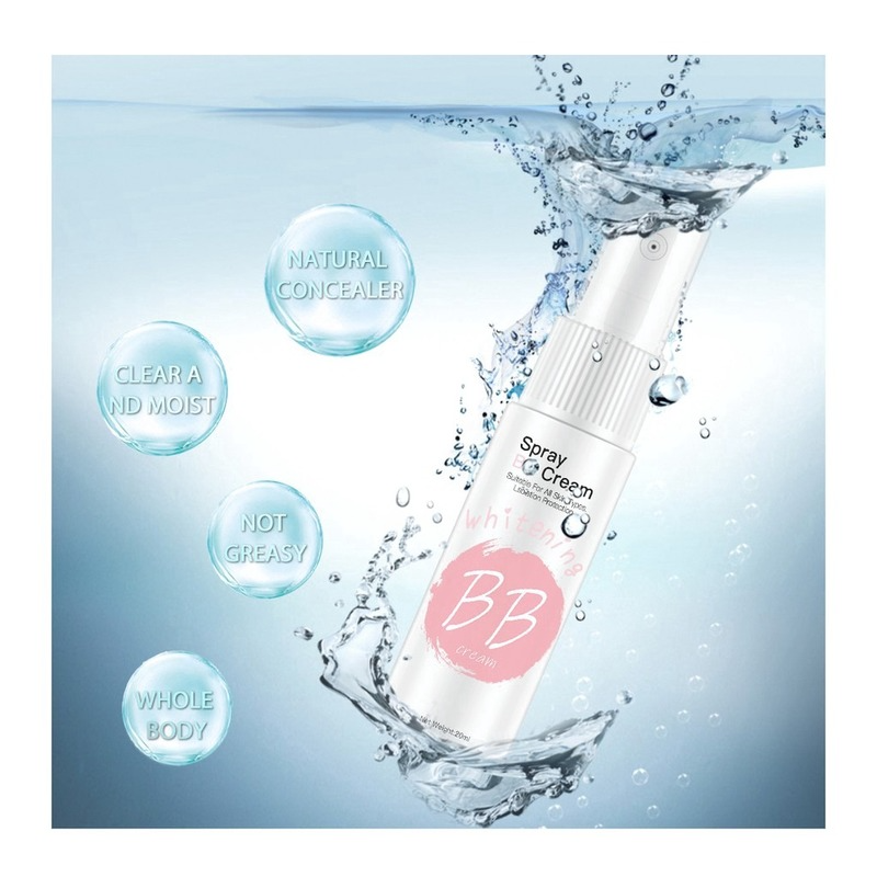 (Hàng Mới Về) Kem Nền Bb Dạng Xịt Dưỡng Ẩm Làm Trắng Da Chống Thấm Nước | BigBuy360 - bigbuy360.vn