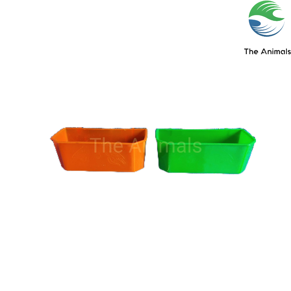 Máng đựng thức ăn cho chim bồ câu, gà, chim các loại 12x5cm