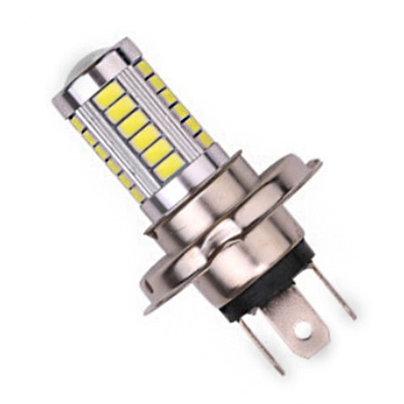 Đèn pha chiếu sáng ban ngày phá sương mù LED H4/ H7/ 9005/ 9006 33SMD ánh sáng trắng dành cho xe hơi xe máy