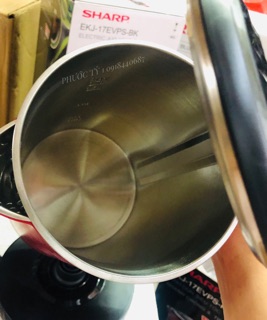 Bình đun siêu tốc Sharp 1.7 lít EKJ-17EVPS-RD - CHÍNH HÃNG