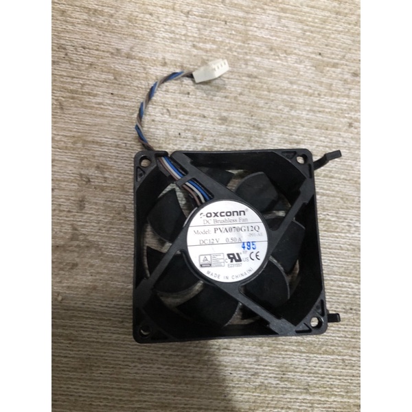 Fan 7cm  FOXCONN 0.50A, AVC 0.33A kích thước 70x70x15mm mới 98%