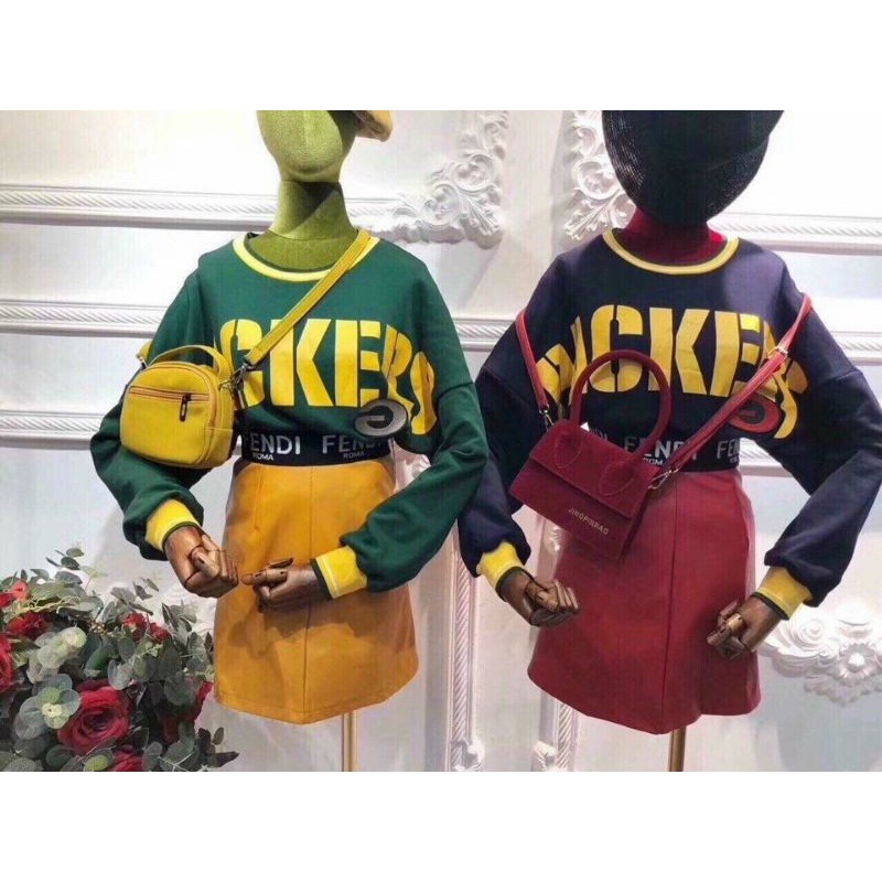 Áo PACKER thu đông xanh và đen