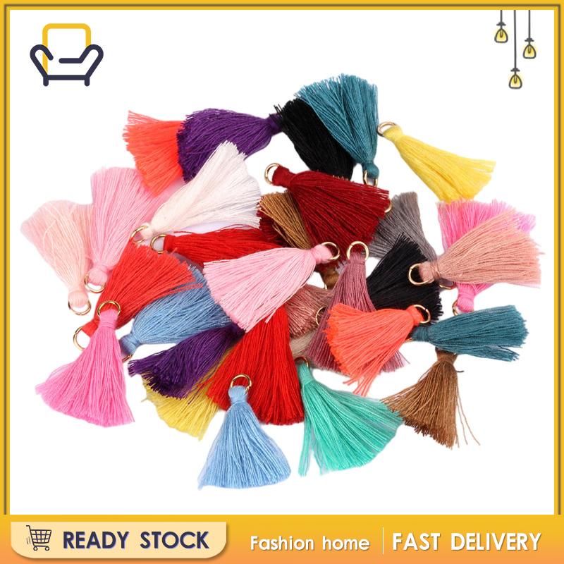 Set 100 Dây Tua Rua Lụa Treo Trang Trí Trang Sức DIY Happi2ness