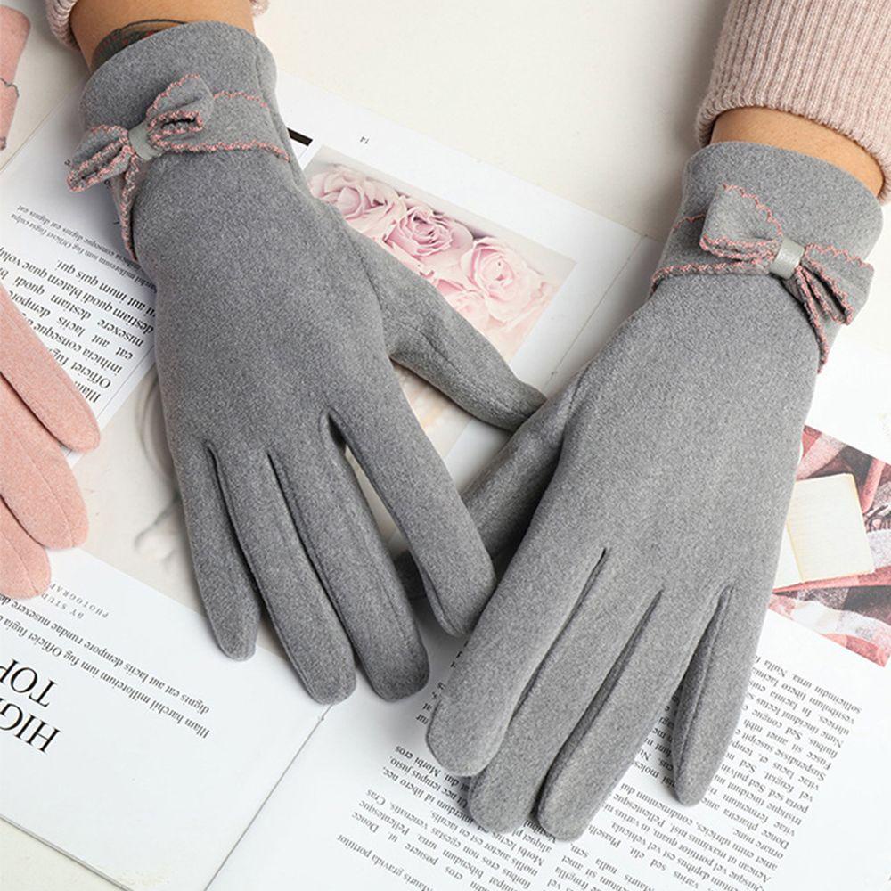 Đôi Găng Tay Giữ Ấm Màu Sắc Thời Trang Cho Nữ