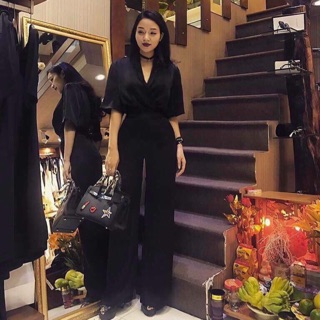 Jum lụa rời cổ V