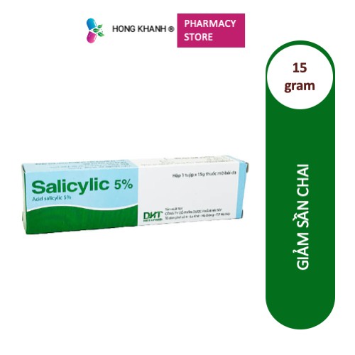 Mỡ salicylic 5% DHT - Giảm sần, chai