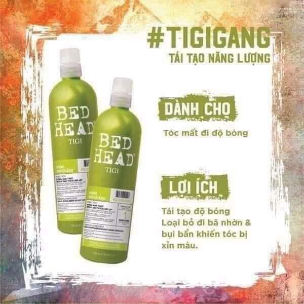 BỘ DẦU GỘI XẢ TIGI BED HEAD 750ML