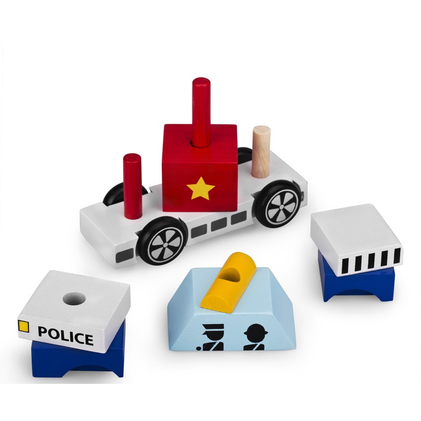 Đồ chơi Lắp ráp xe cảnh sát Winwintoys 60292