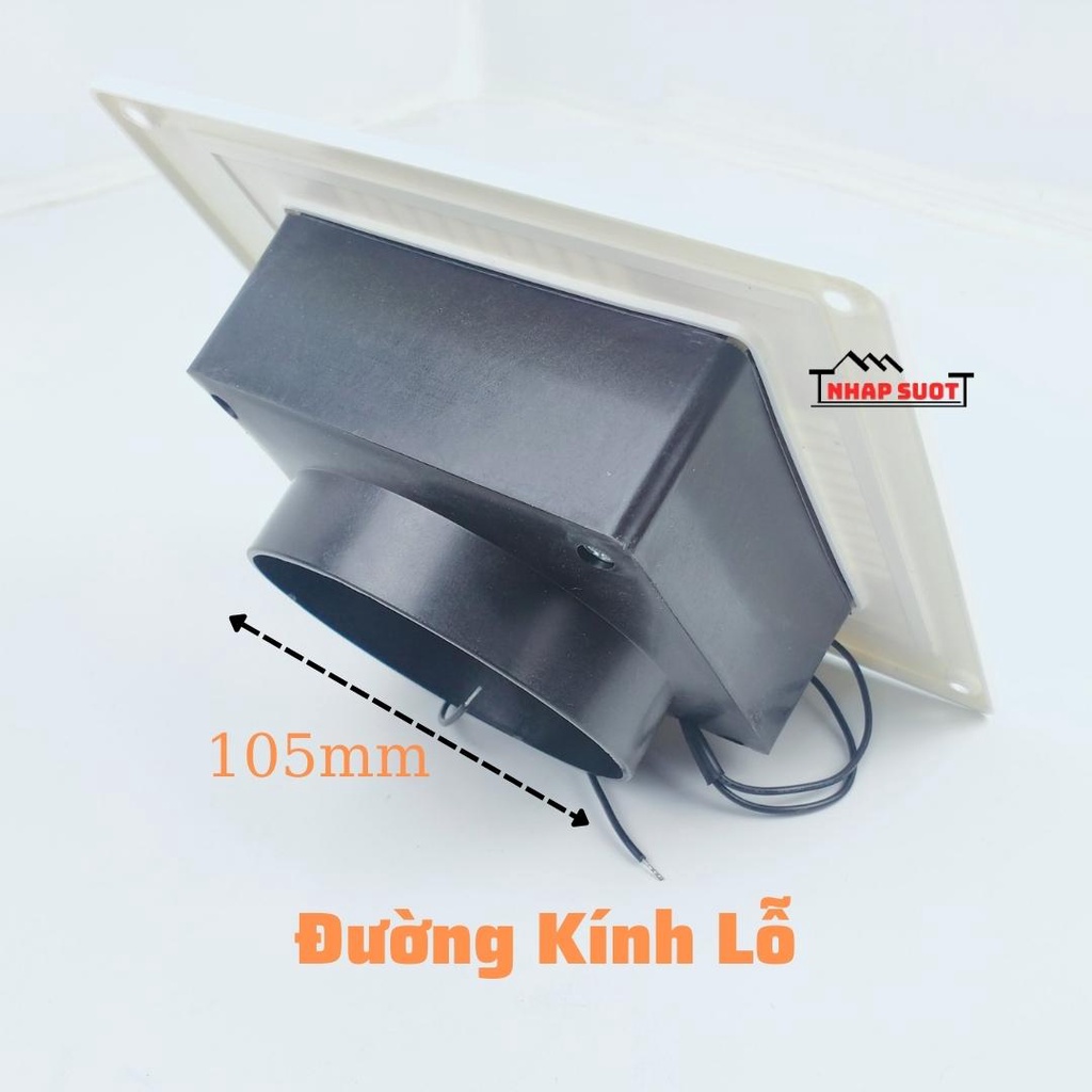 Quạt Thông Gió Đa Năng SIKO Lỗ Khoét 12x12 cm - Model 12B