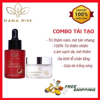 Hana miss - Bộ đôi xóa mụn - thâm nám tàn nhang