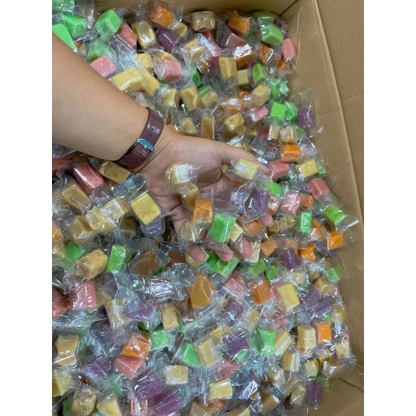 KẸO DỪA MIX VỊ ÍT NGỌT VỊ BÉO THƠM NỨC  500gr