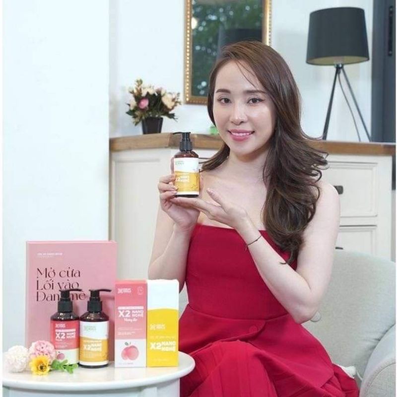 Gel X2 Nano Nghệ Dung dịch vệ sinh phụ nữ cỏ cây hoa lá 150ml