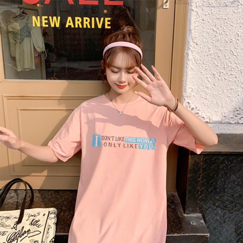 Áo phông nam nữ unisex form rộng tay lỡ thun ONLY LIKE YOU teen cổ tròn oversize cotton giá rẻ màu đen trắng tee pull