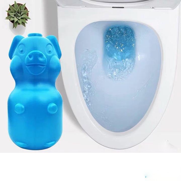 5 Lọ Lợn thả bồn cầu tẩy - Viên thả bồn cầu hình con lợn - Vệ Sinh Toilet - Heo thả bồn cầu khử mùi diệt khuẩ