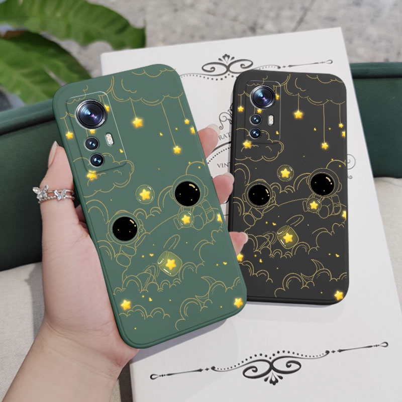 Ốp Điện Thoại Hình Phi Hành Gia Nebula Cho Xiaomi Mi 12 12S 12X 11 Pro Lite Ultra 11Lite 11i