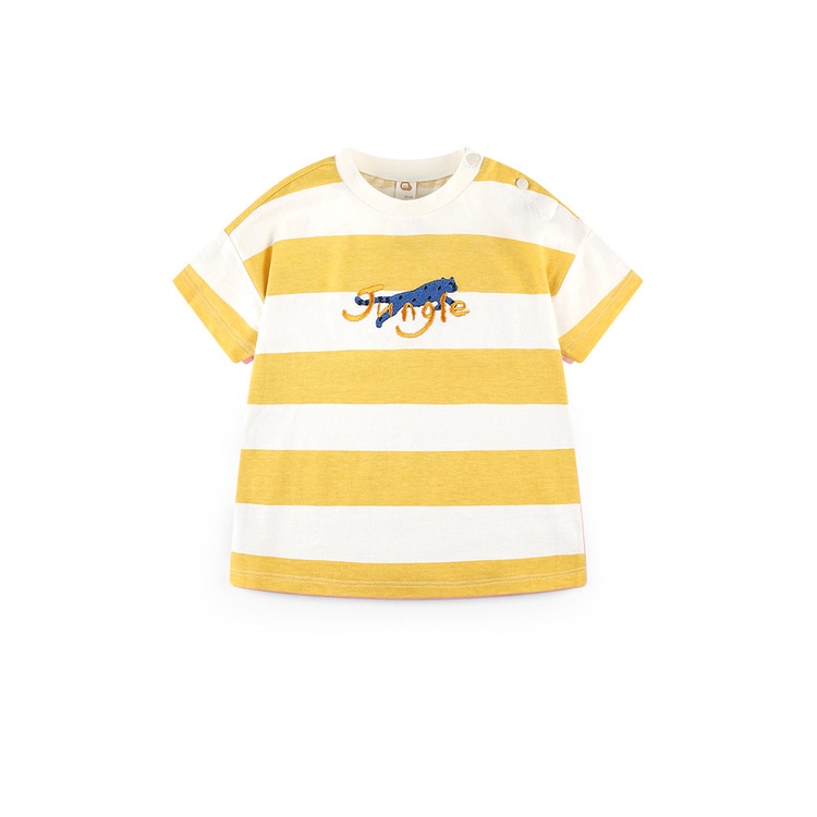 Áo cotton bé trai bé gái kẻ Jungle MM. HA1171