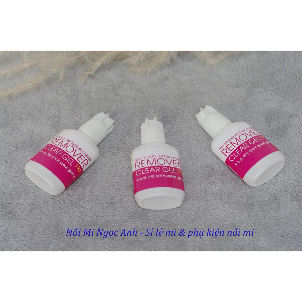 Gel tháo mi hồng remover gel