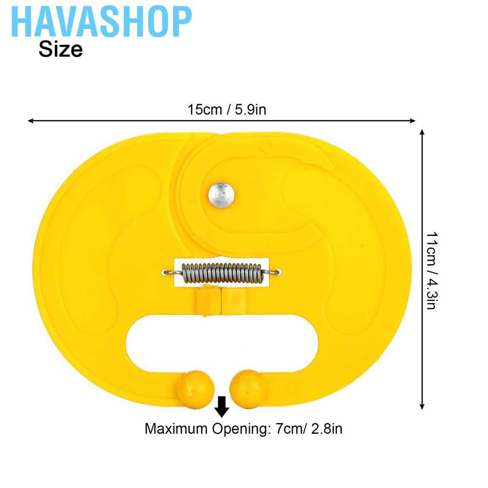  Havashop 10PCS ABS Cow Nose Thorn Calf Weaner Sucking Preventer Farm Animal Livestock Feeding Equipment