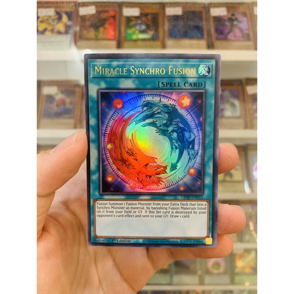 Thẻ Bài YugiOh! Mã GFTP-EN111 - Miracle Synchro Fusion - Ultra Rare - 1st Edition