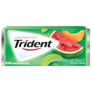 Kẹo cao su Trident Watermelon Twist - Vị dưa hấu tổng hợp