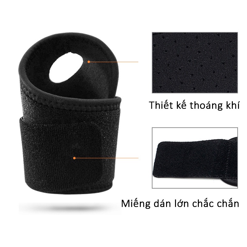 Băng quấn bảo vệ cổ tay tập gym thể thao DNA, Đai quấn cổ tay bảo vệ, tránh chấn thương cổ tay khi tập GY