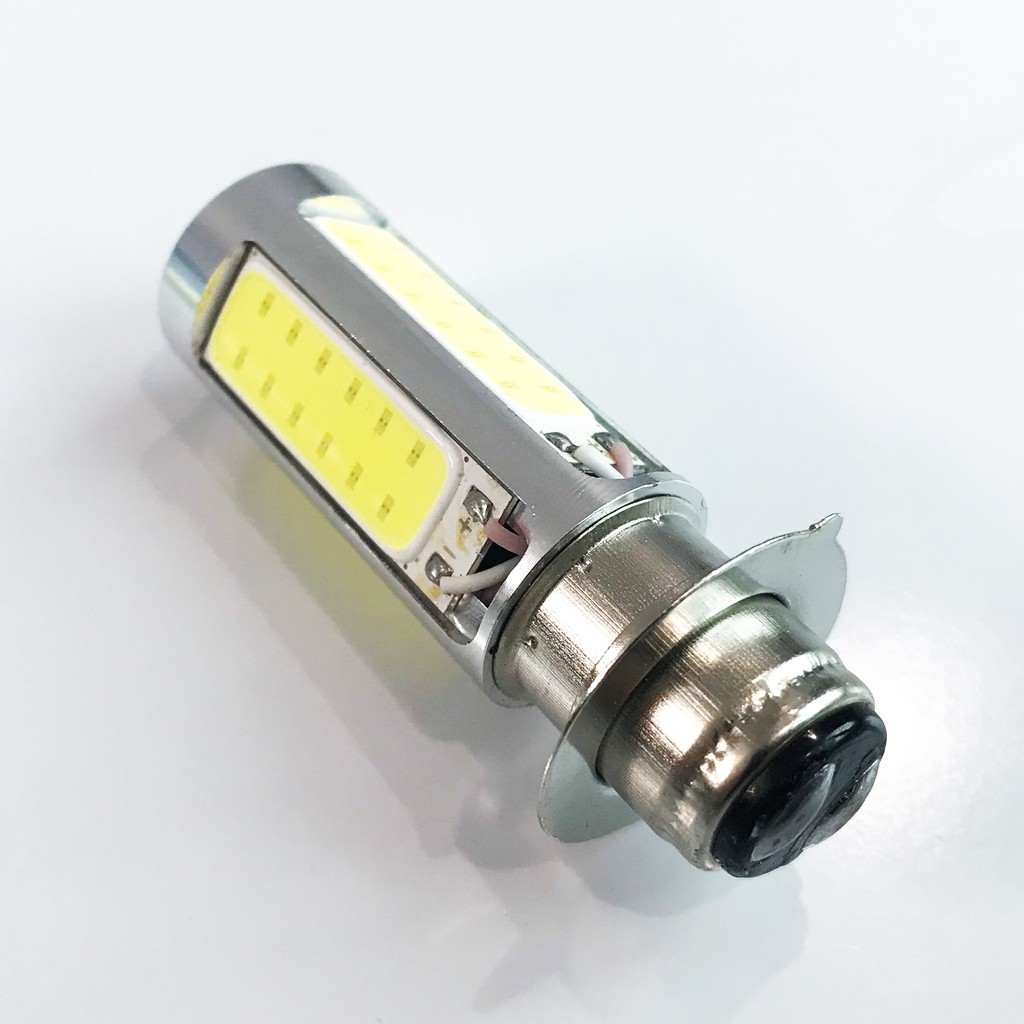 Đèn Pha Led 4 Mặt Bi Cầu Lắp Mọi Loại Xe, Ánh Sáng Trắng, Đèn Led Xe Máy