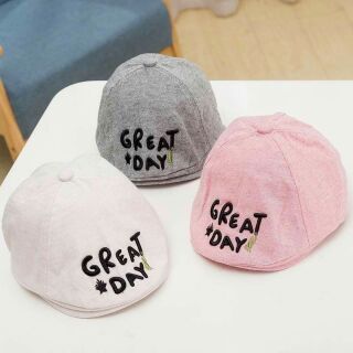 Mũ thêu chữ great day cho bé