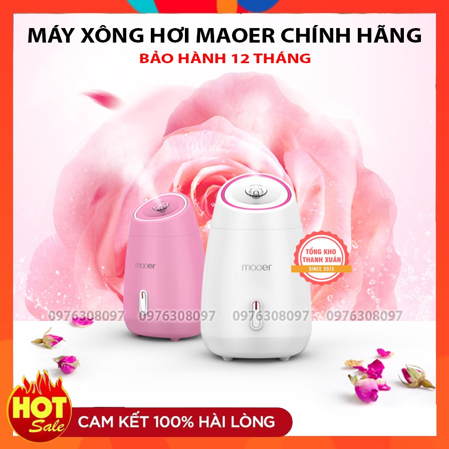 Máy Xông Hơi Mặt, Máy Xông Mặt Maoer Cao Cấp Chính Hãng - Bảo Hành 12 Tháng