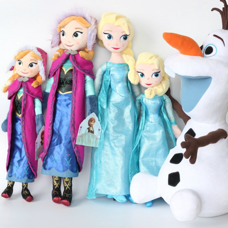 Búp bê mềm độn bông hình nhân vật Elsa