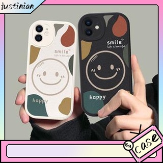 ốp lưng iPhone Morandi smiley được bảo vệ hoàn toàn 13 12Pro 11ProMax 14 Plus 11 Pro Max 6s 6 Plus 7 8 plus X XR Xs