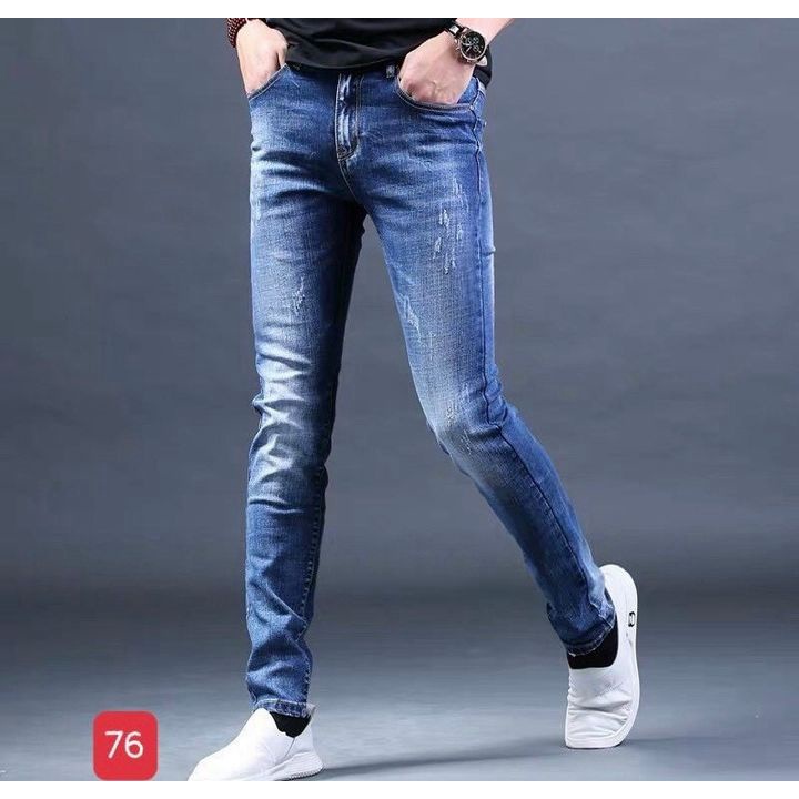 Quần Jean Nam Chất Co Giãn, Không Bai Màu, Dáng Ôm Body, Hit Hót  Thời Trang Phong Cách Tp_shop_87 ms8797