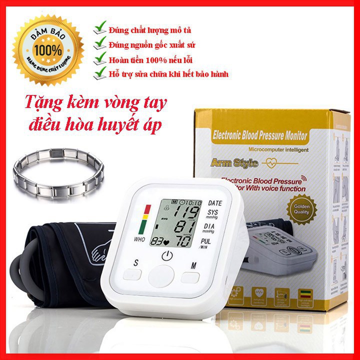 Máy đo huyết áp bắp tay ZK-B02 (Có Bảo Hành)