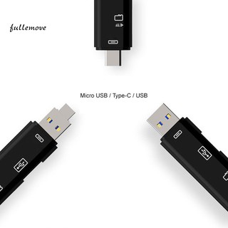 Đầu Đọc Thẻ Nhớ Đa Năng Cổng Micro Usb 2.0 Type-C Tf