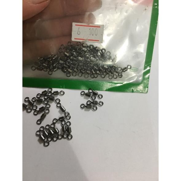 Khoá số 8 đen,xoay đồ câu FISHING_HD