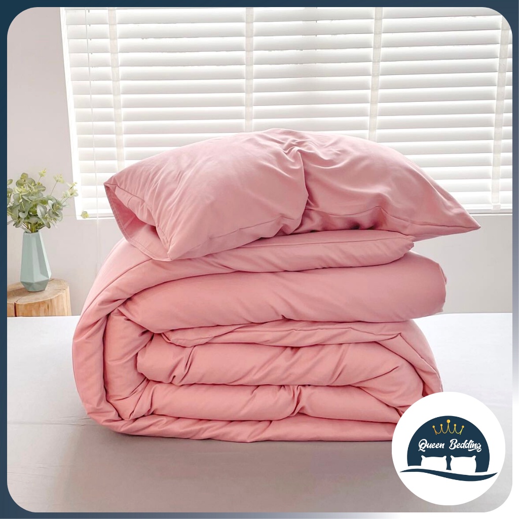 Bộ Chăn ga Gối Cotton Tici 2021 Thiết Kế Phong Cách Basic, Chất Liệu Cao Cấp Thoải Mái - Set 4 Món Đủ Size