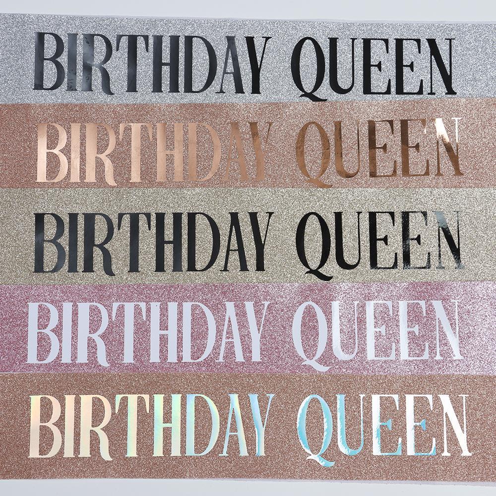 Băng Đô Nữ Hoàng Sinh Nhật MIH|Vương Miện Satin Thắt Nơ Cho Nữ