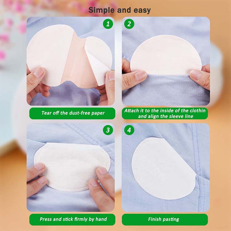 Miếng Đệm Thấm Hút Mồ Hôi Dưới Cánh Tay Dùng Một Lần Dành Cho Nam Và Nữ