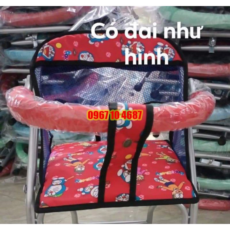 Ghế ngồi xe máy có vòng xếp gọn xe số cho bé