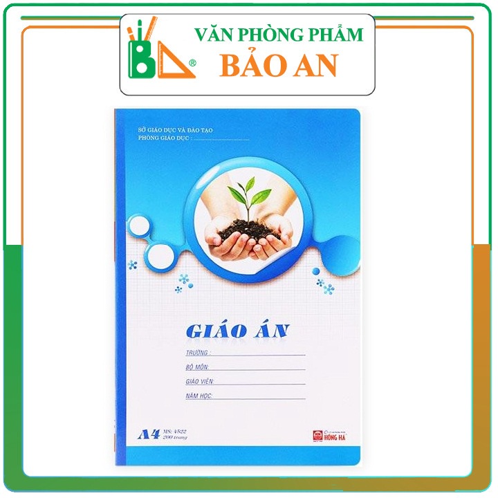 Sổ Giáo Án Hồng Hà A4 200tr 4 Ôly 4522