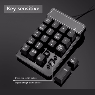Bàn phím số,phím giả cơ mini cho kế toán game thủ kết nối usb/2.4G wireless cho máy tính