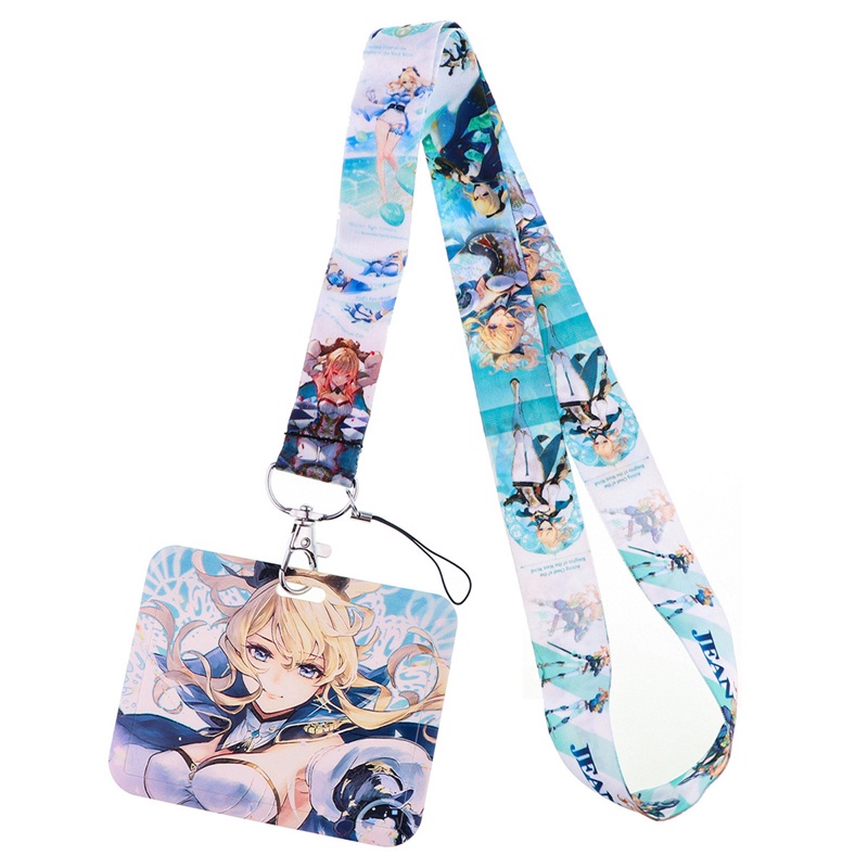 Ví Đựng Thẻ Học Sinh Kèm Dây Đeo In Hình Anime Dễ Thương Xinh Xắn