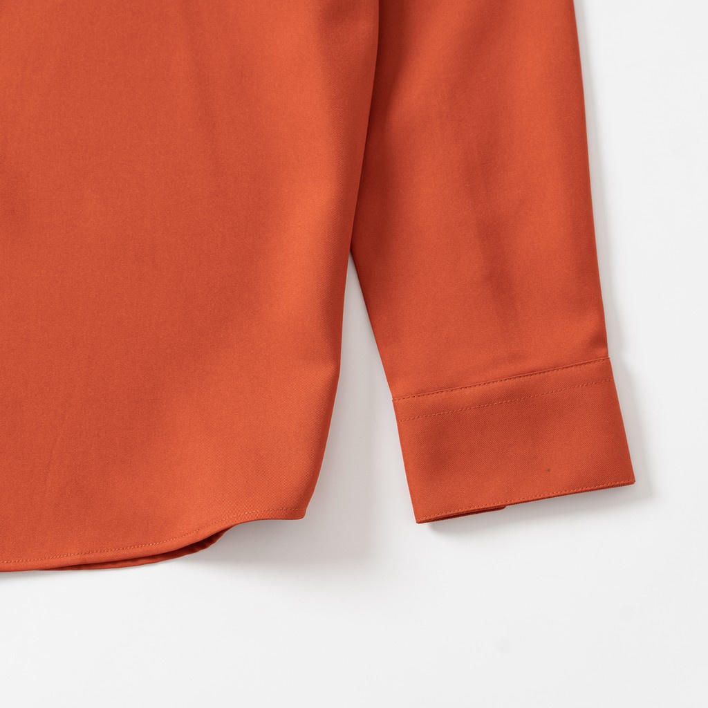 Áo Sơ Mi Nam Tay Dài Kenta Cam SMD0086