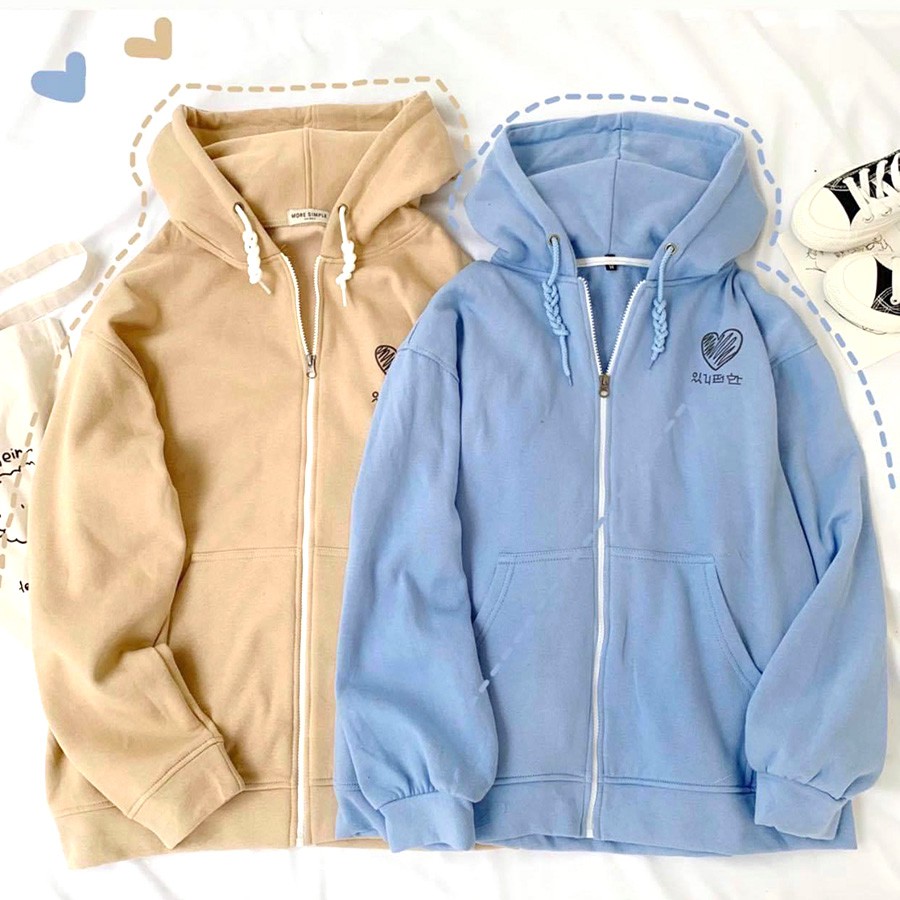 ÁO HOODIE - KHOÁC NỈ NGOẠI Heart HD1080 (Kèm Ảnh Thật) | BigBuy360 - bigbuy360.vn